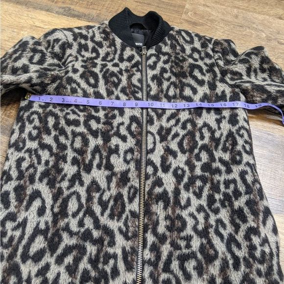 Aritzia Wilfred free leopard wool blend jacket - Picture 4 of 12